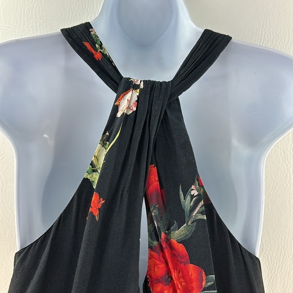Alice+Olivia Liz Twist Back in Castaway Floral, XS - Picture 8 of 12